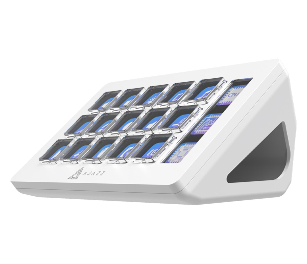 Ajazz AKP153E USB biały - 1536406 - zdjęcie 4
